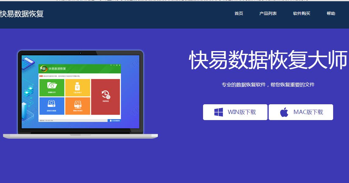 图1：数据恢复软件官网